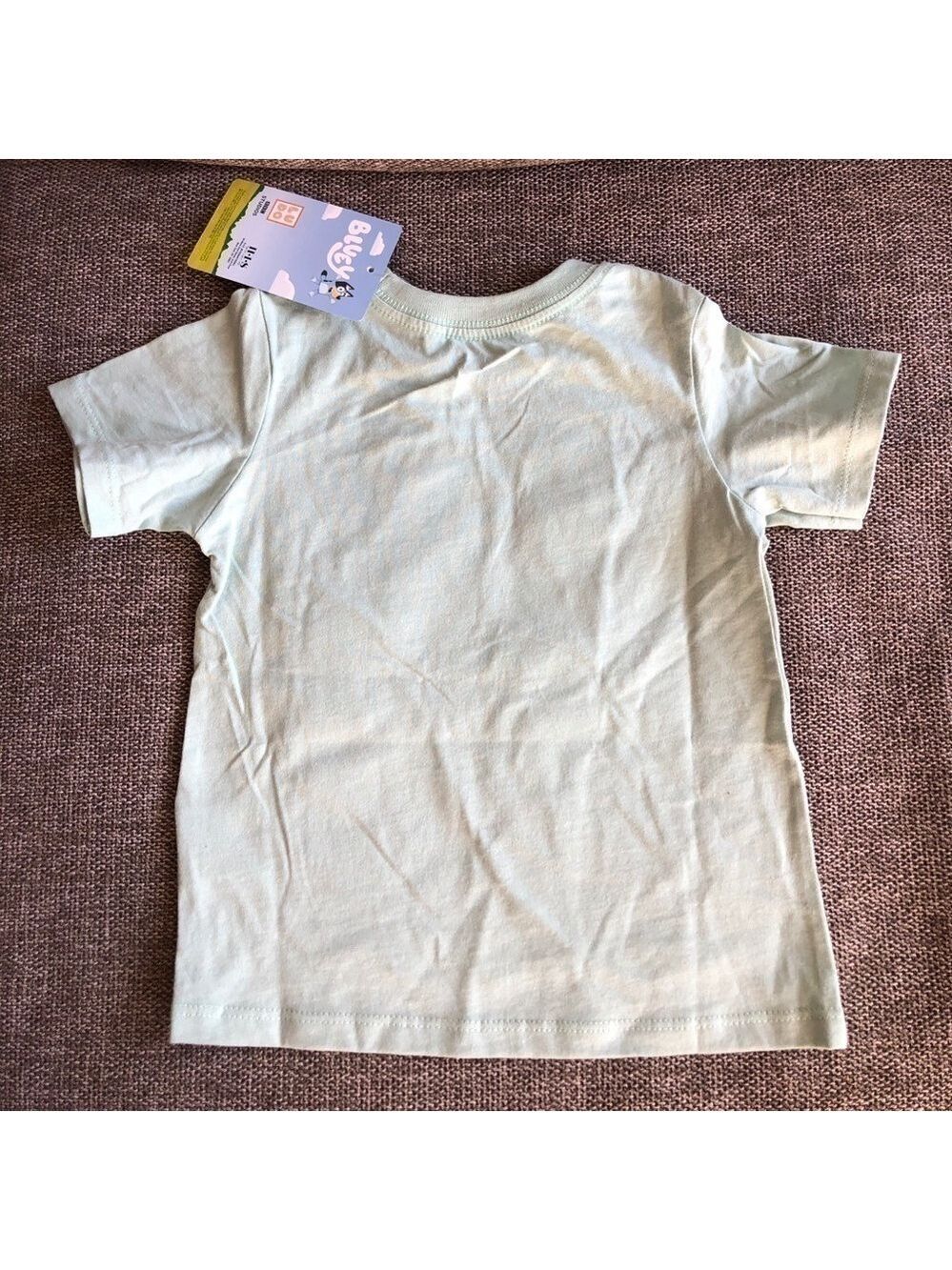 MOOSE Toddler Boy Girl Bluey Printed Short Sleeve T-Shirt Green 4T - Picture 3 of 8